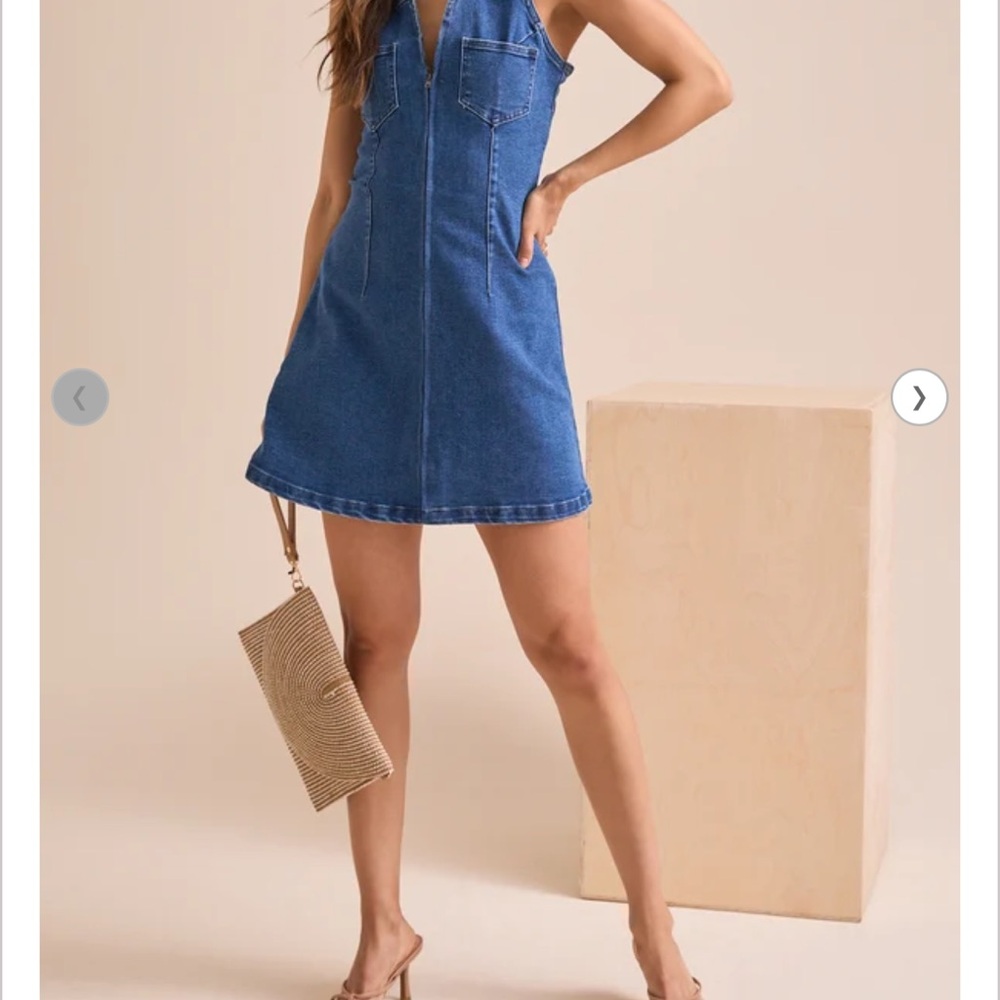 Denim Sleeveless Dress